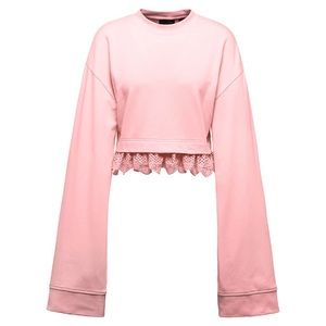 PUMA RIHANNA FENTY CROPPED LONG SLEEVE SWEATSHIRT